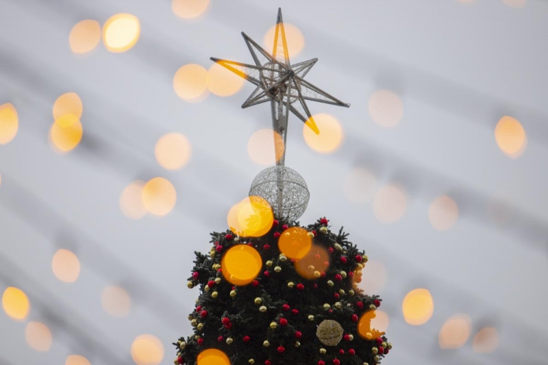 В Киеве на Софийской площади зажгли главную елку страны (фоторепортаж, видео)